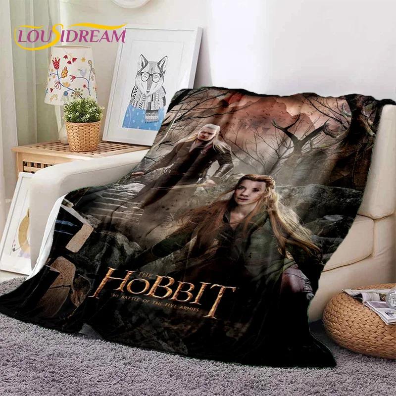 L-Lord of The Rings H-Hobbit Movie Soft Flannel Blanket for Beds Bedroom Sofa Picnic,Throw Blanket for Outdoor Leisure Nap Gift