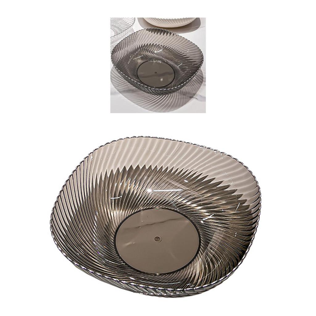 Counter Fruit Bowl Transparent Large Capacity Countertop Snack Bowl Serving Bowl for Household