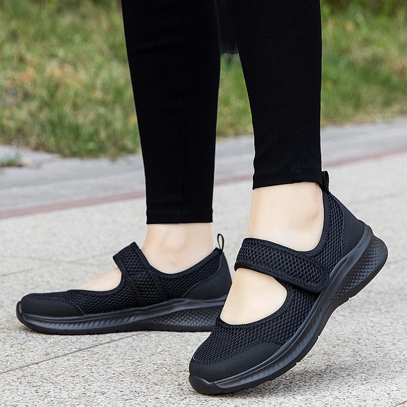 

Summer breathable, non-slip walking shoes, athleisure, lightweight, plus size medium and mom shoes 42