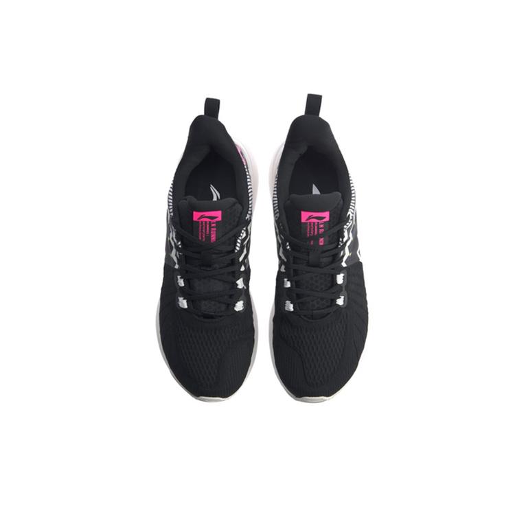 Li Ning SOFT PLUS Low top Running Shoes Women's Black White ARHQ024-6