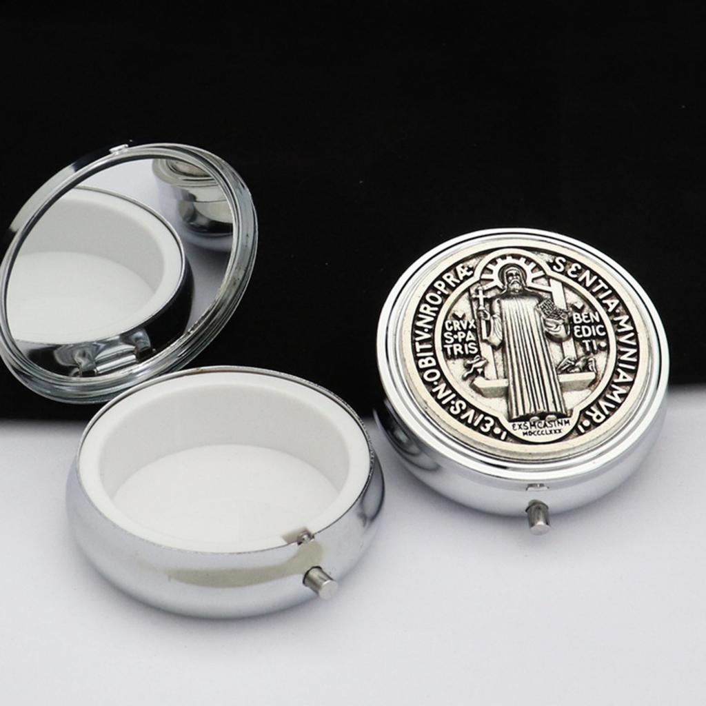 Durability Christian Themed Jewelry Box Organizers With Makeup Mirror Compartment For Sacred Items And Homes Display