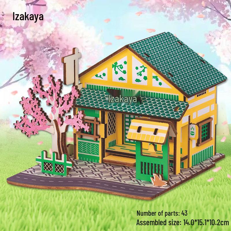 3D Wooden Ferris Wheel Puzzle - Educational DIY Gift for Kids