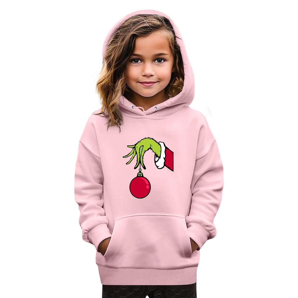 Sweatshirts For Teen Girls Hoodies Long Sleeve Drawstring Pullover Cute Oversized Hoodie Christmas Day