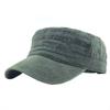 Men's Washed Vintage Military Cap Adjustable Cotton Twill Cadet Army Style Hat with Curved Brim for Outdoor Activities and Casual Wear