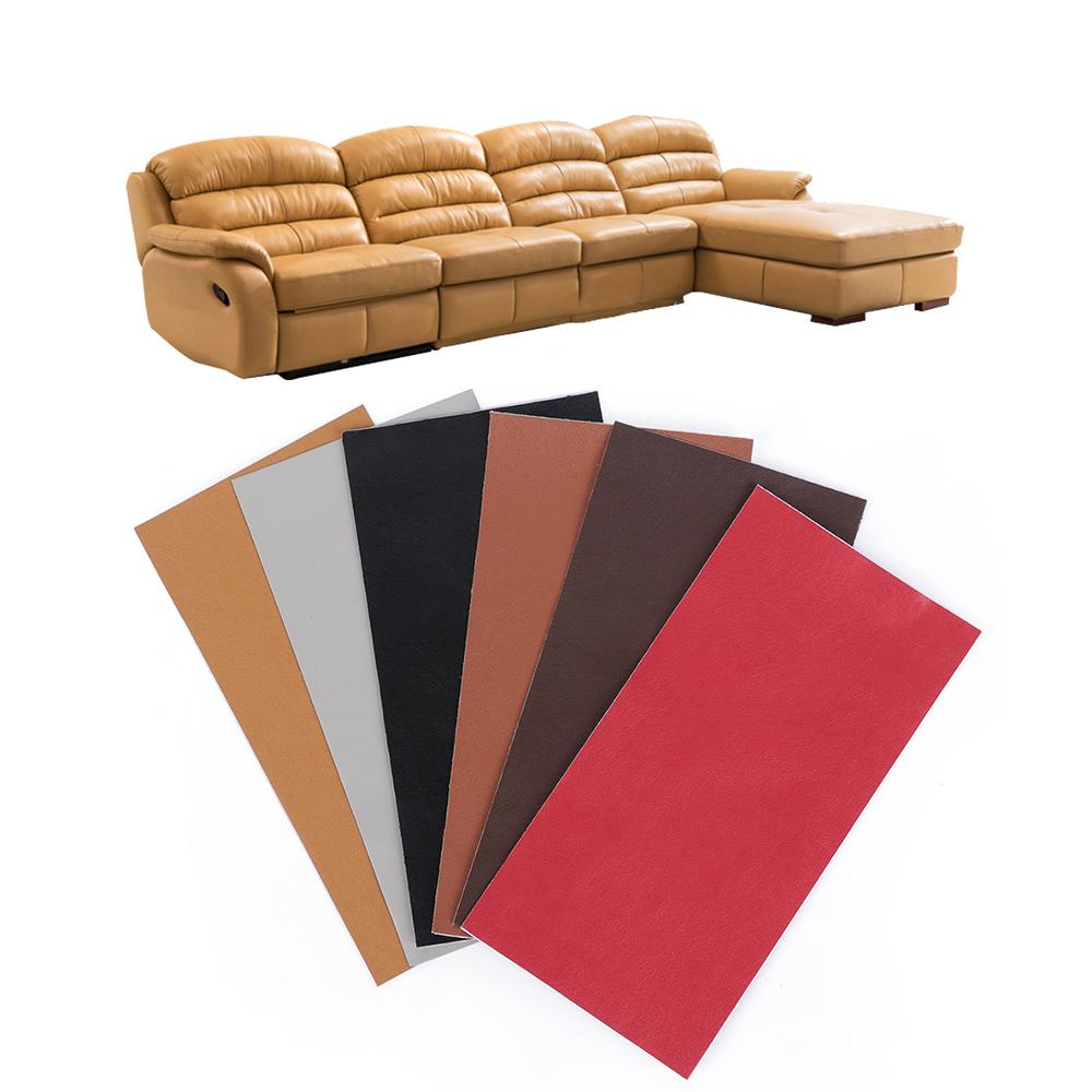 1PC Self Adhesive PU Leather Sofa Patch Stick-on Fabric Repairing Sticker Home Decor Renew Apparel Sewing DIY Craft Accessory