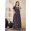 Designer Cotton Embroidery Nighty Indian Women Sleepwear Nightwear Gown Dress