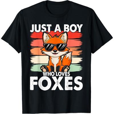 Just A Boy Who Loves Foxes T-Shirt