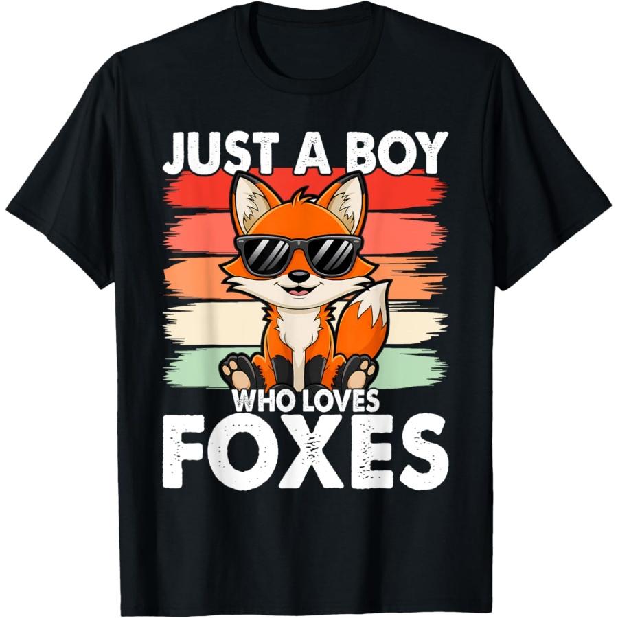 Just A Boy Who Loves Foxes T-Shirt S