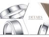 Christmas S925 Sterling Silver Polished Beveled Edge Index Finger Ring - Simple Fashion Jewelry