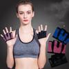 Guantes de Fitness, guantes antideslizantes de medio dedo con barra, guantes universales para levantamiento de pesas para hombres y mujeres, guantes deportivos anticallos con cuatro dedos