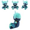 Peluche Minecraft Warden Animale di Peluche Morbido Bambola Pixel Giocattolo Regalo per Bambini 25cm