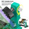 Adjustable PCB Holder Circuit Board Holder Tool for Circuit Board Soldering Desoldering,360 Degree Rotations