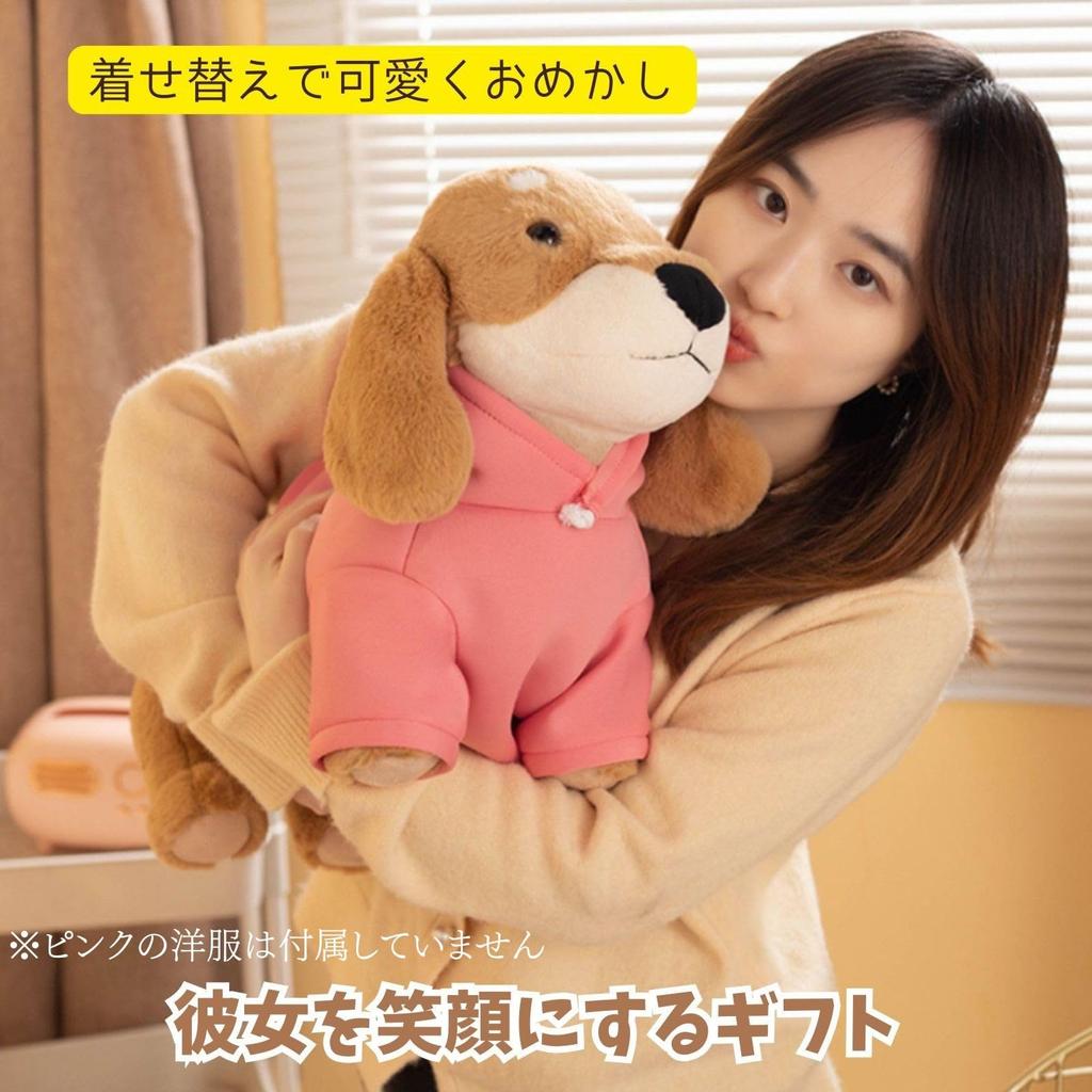 Miaomyao Plush Miniature Dachshund Fluffy and Soothing Toy for 42cm Toy, Dog, Kids, (Brown)