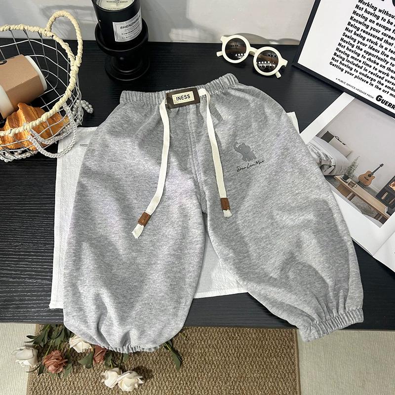 Baby Boys Girls Sweatpants Children Autumn Long Pants Kids Spring Sport Solid Color Trousers Infant Panties Toddler Bottom