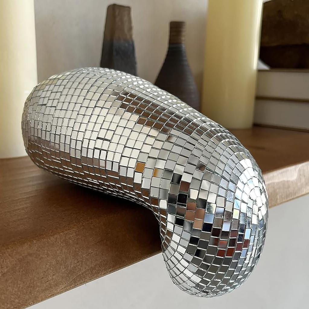 Modern Disco Ball Wall Decoration Minimalist Home Design Flash Ball Flashing Light Reflection Art Sculpture