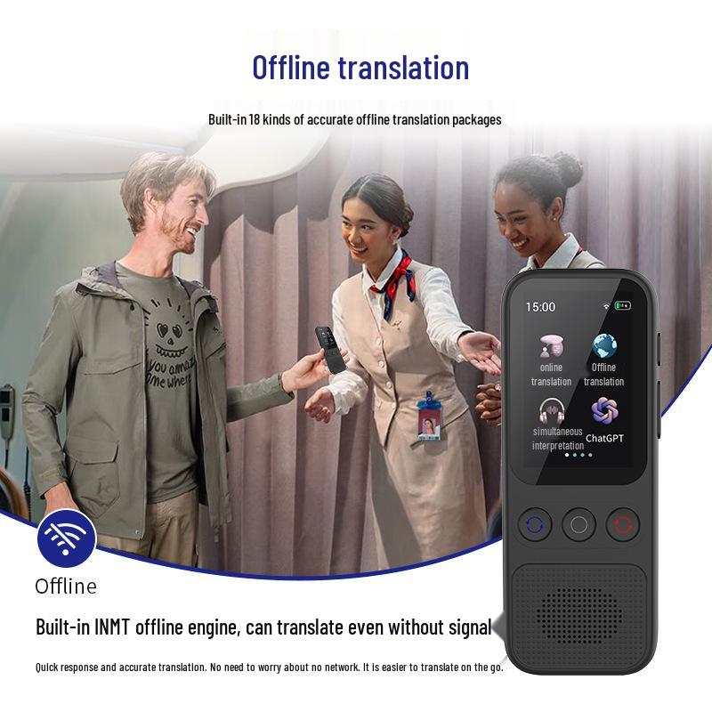 S80 Smart Translator: Multi-language Offline & Simultaneous Translation for Travel