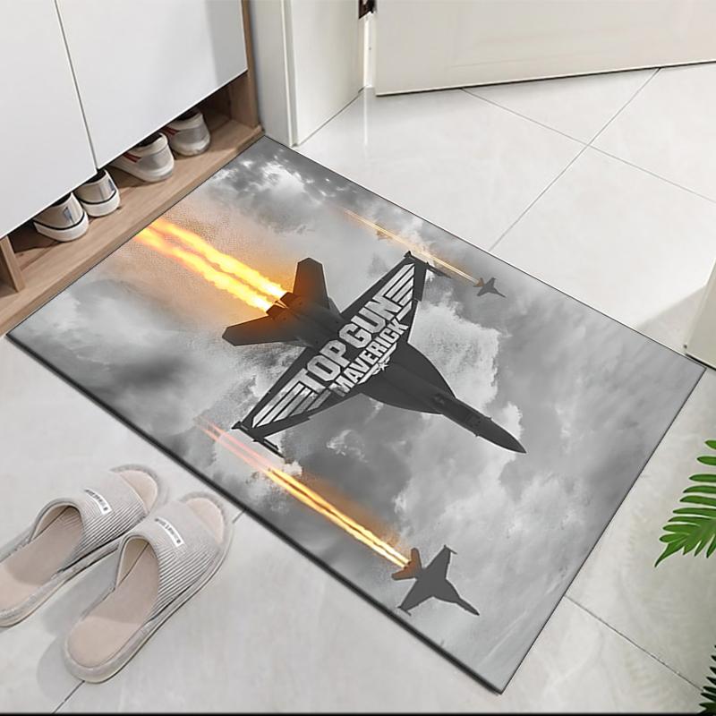 Top Gun Printed Carpetrugfor Office Chair Living Room Bedroom Kitchen Room Decor Gifts