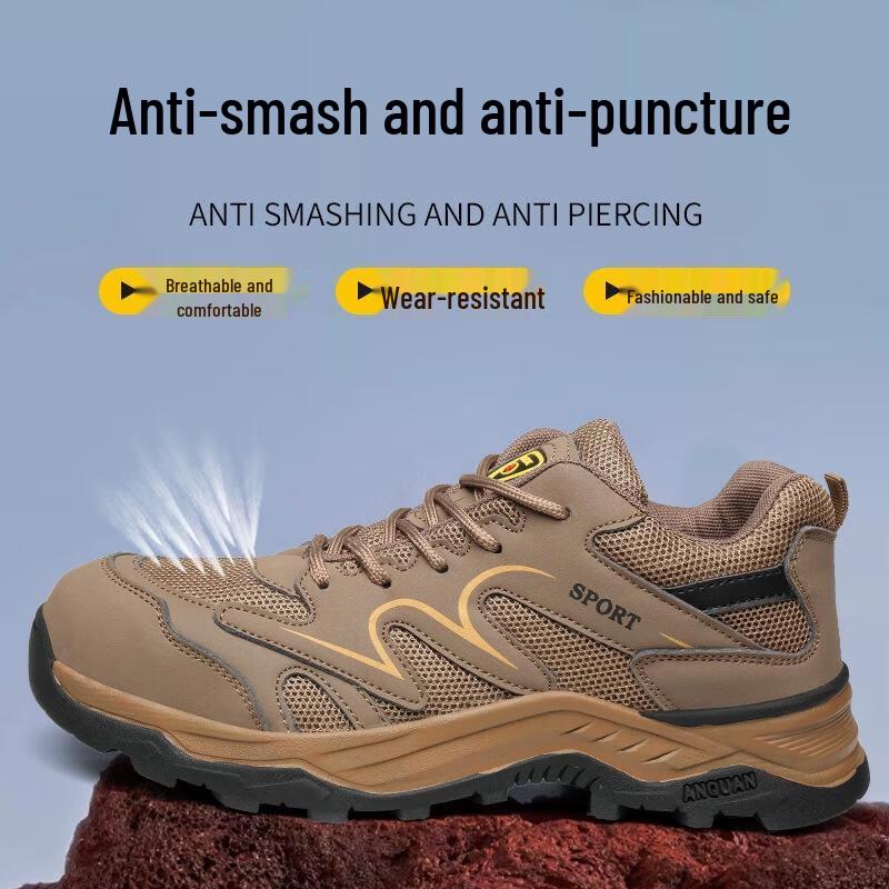 Miling Steel Toe Puncture Resistant Safety Work Shoes