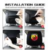 For Abarth Car Styling Headrest Cover Seat Head Neck Pillow Cushion Sleeve FIAT 500 FR Ducato Doblo Freemont Idea Stilo Panda