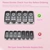 for Ford key fob cover with Diamond Bling Keychain, Car Accessories Shell for Explorer Fusion Escape Edge Expedition Bronco F150 F250 F350 F450 F550