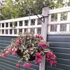 1PCS Hanging Basket-Brackets For Concrete Posts Supports Easy Fill-baskets
