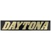 Daytona Motorcycle Sticker Brand Logo DAYTONA Square 150 X 30mm Black/Gold Letters 21273