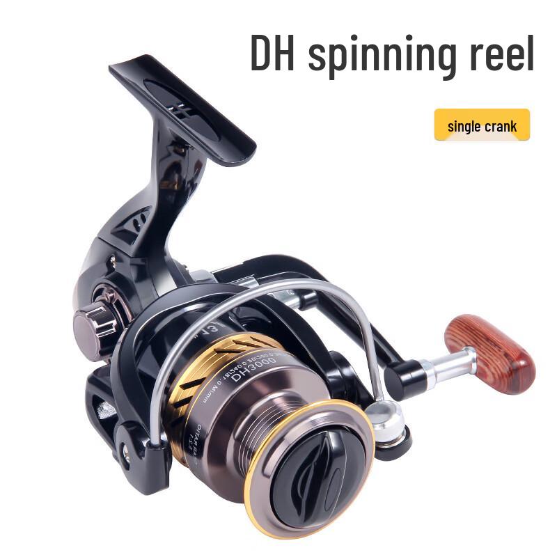 IOSN All-Metal Deep Spool Spinning Fishing Reel