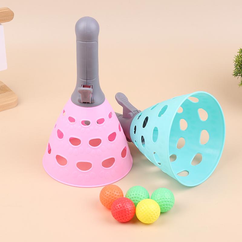 1 Set Pinball Sense Training Equipment Parent-Child Outdoor Kids Fun Ejection To Catch A Ball Launch Throwing Toy