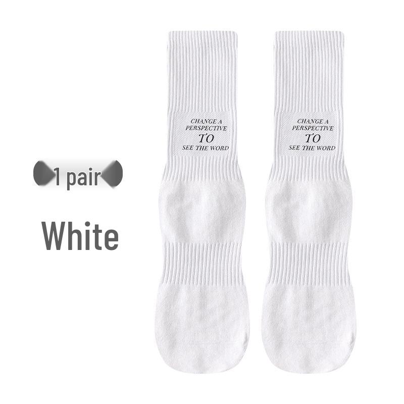Chaussettes de Yoga Mi-Mollet Antidérapantes pour Femmes pour Saut à la Corde en Intérieur et Pilates - Printemps/Automne