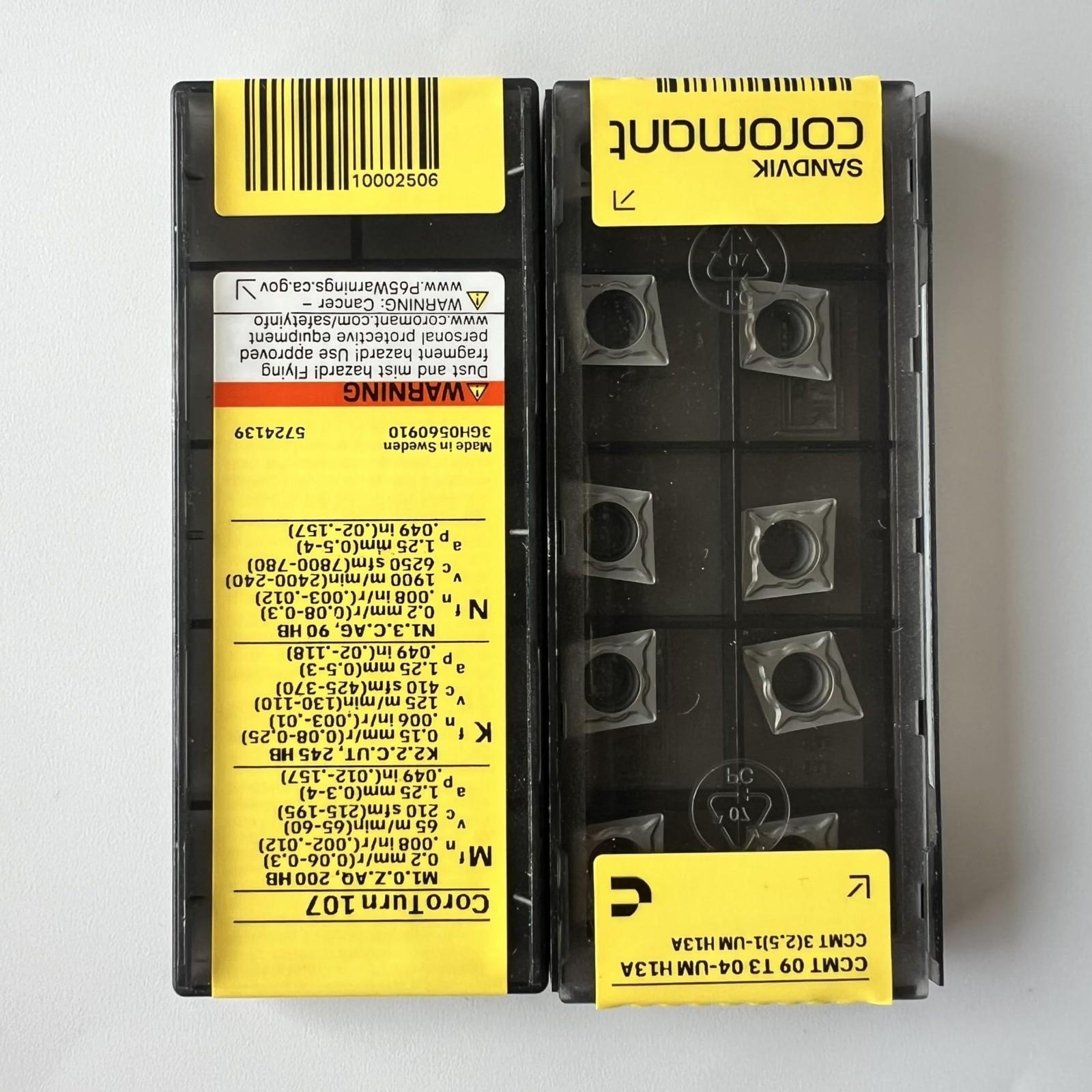 

SANDVIK / CCMT09T304-UM H13A / Original Swedish hard alloy blade 10 Pcs