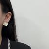 Blue And Pink Flower Earrings, Unique Design, Trendy Stud Earrings, High-End French Light Luxury Earrings, Earrings, Pendants For Women