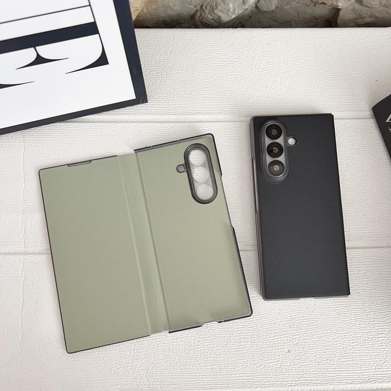 For Samsung Galaxy Z Fold 7 6 5 Case  PU Leather Flip Folding Camera Protection Cover for Galaxy Z Fold7