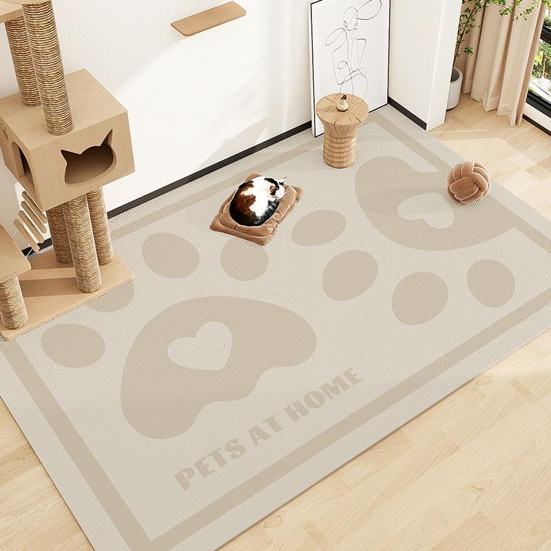 Pet Floor Mat PVC Leather Waterproof Carpet Dog Fence Rug Scratch-resistant Bite-resistant Mats Wipeable Easy To Clean Carpets