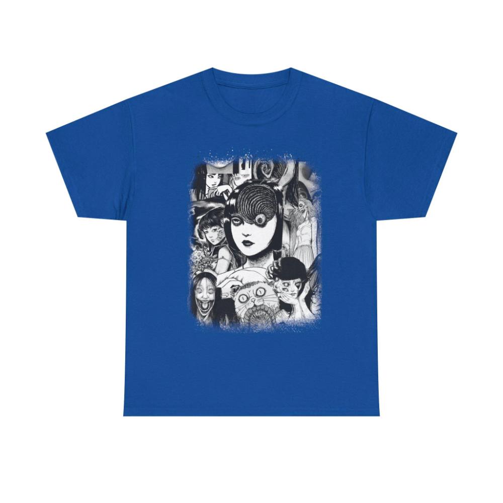 Tomie Horror Anime TShirt 90s Gothic Unisexga Creepy Girl Clothing Graphic Short Sleeve Shirt Unisex Unisex Women AllSeason S