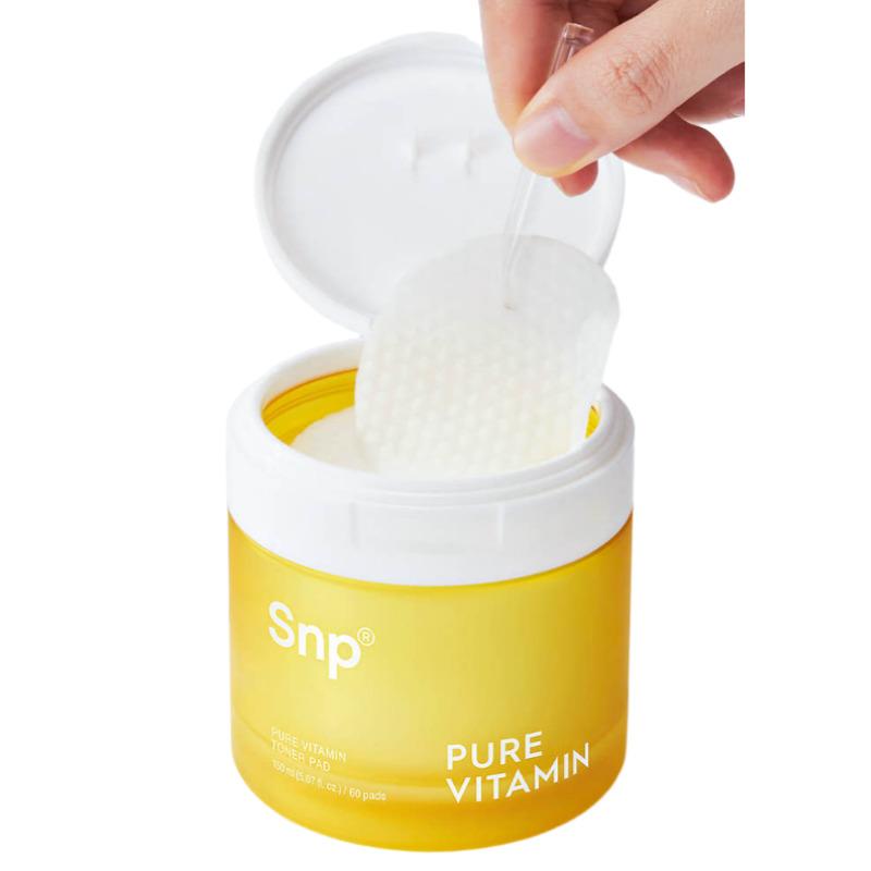 SNP Pure Vitamin Toner Pad 60 Pads