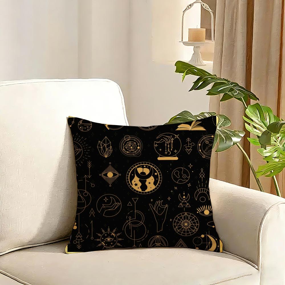 Eid alFitr Cushion Cover Reversible Plush Pillow Cover Soft Fluffy Home Decor for Sofa Bedroom