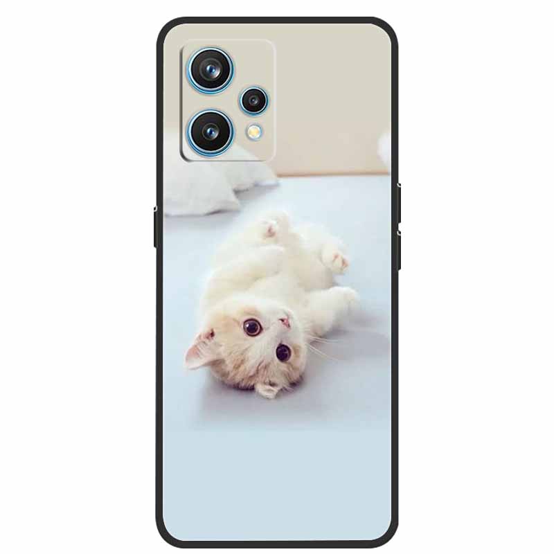 For Realme 9 Case RMX3521 Shockproof Soft silicone TPU Back Cover For Realme9 4G Phone Cases Realme 9 6.4 inch Cute Cartoon Bag