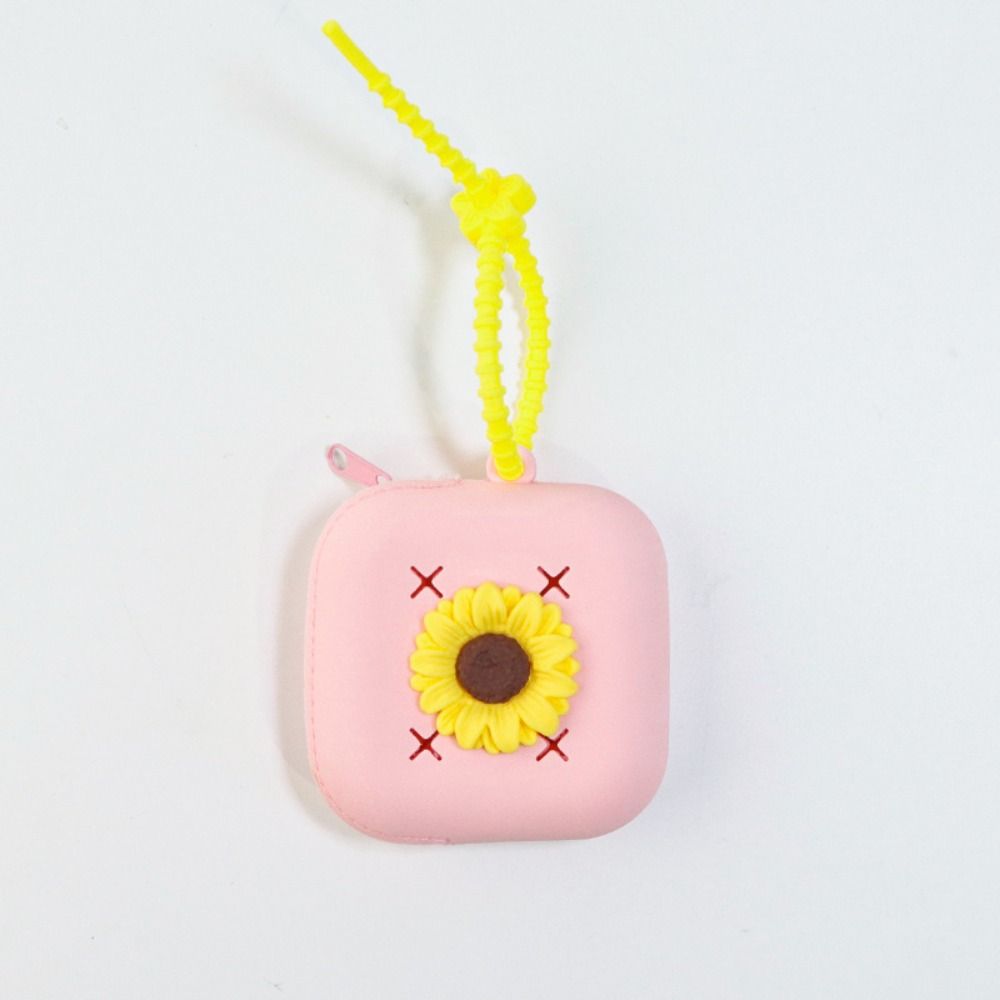 New Holes Coin Purse Silicone Zipper Card Holder Storage Bag