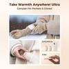 Rechargeable Magnetic Hand Warmers With 3 Adjustable Modes Delicate Portable Heating Pad For Winter Commutes Travel Safety Protection