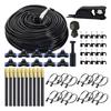 Drip Irrigation System Garden Watering System with 360 Degree Adjustable Nozzles Mist Irrigation System for Garden Yard Lawn Plants