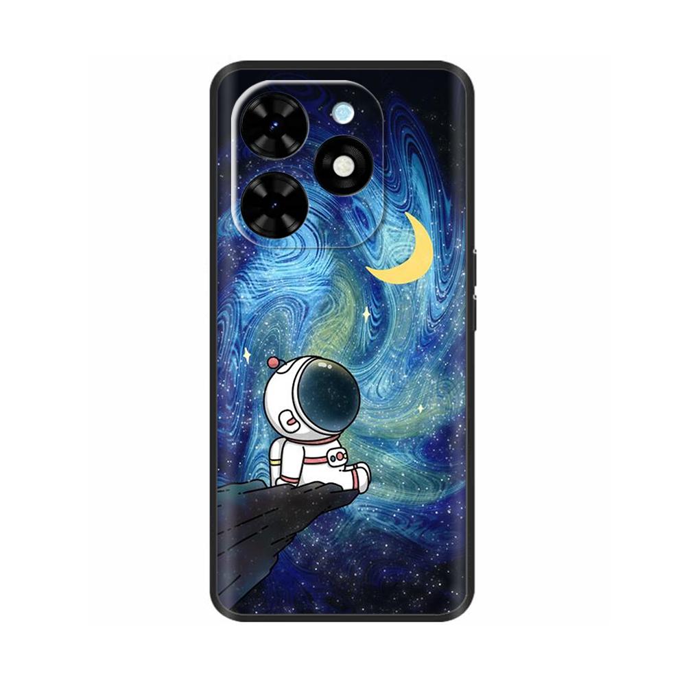 Shockproof Cover For Tecno Spark Go 2024 Case Soft Silicone Animals Painted Back Cover For Techno Spark Go 2024 Case Phone Cover