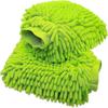 Car Wash Mitt 2 Pack - Large Size Microfiber Wash Mitt Car Cleaning Mitts Premium Chenille Car Washing Gloves Winter Waterproof Car Wash Rag Sponge Ki