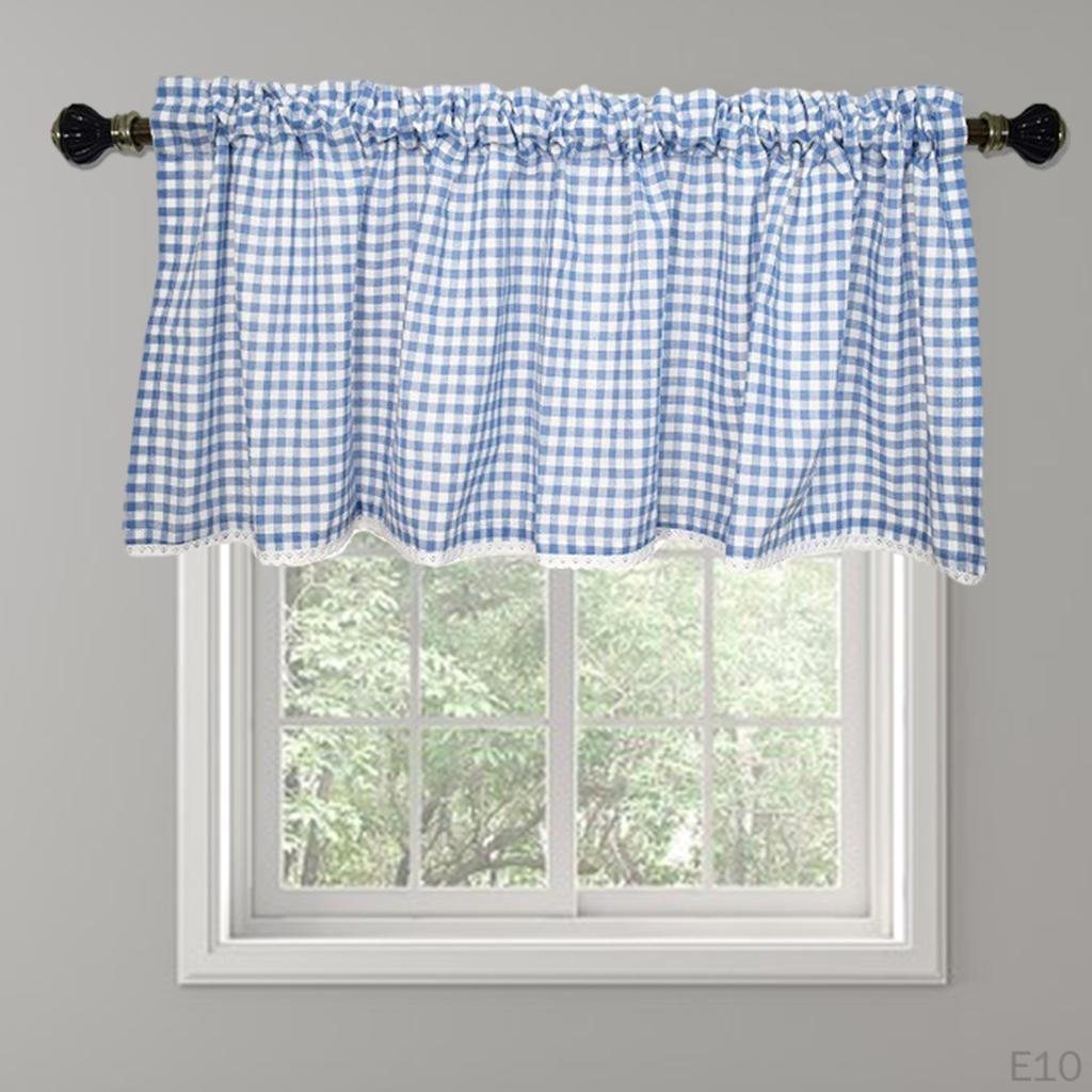 Klassisches Spitzen-Fenstervorhang-Set für Badezimmer- und Küchendekoration
