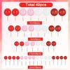 40 Pcs Cake Decoration Foam Balls: DIY Christmas Party Cake Toppers