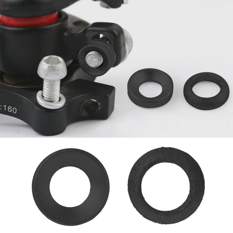 2 Pezzi/set Lega M5 Bulloni Freno a Disco Spaziatore Mountain Bike Spaziatore Freno Rondelle Bici Rondelle Convesse Concave Anelli Bici MTB