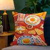 Delicious Food 4545cm Cushion Cover Pillow Cover Decor Pillowcase Home Pillowcase For Couch Pillow