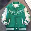 Fashion Boys Bomber Jacket Children Spring Autumn Letter Print Outerwear Kids Streetwear Varsity Baseball Uniform Coats