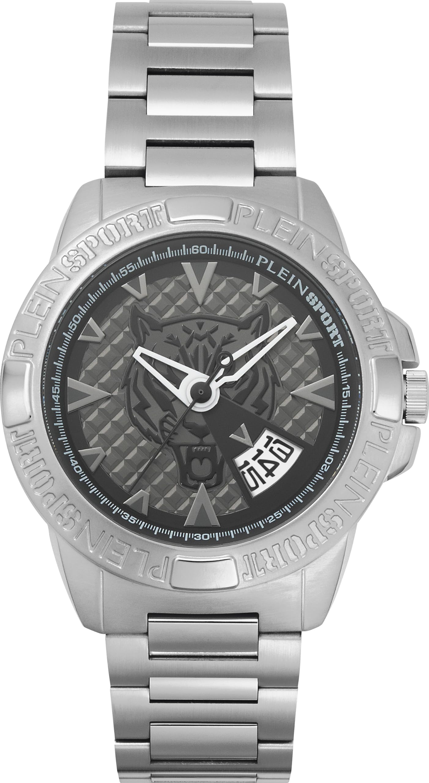 

Play Sports Touchdown Casual Watch PSFBA0923 Silver Men s [Used] білий