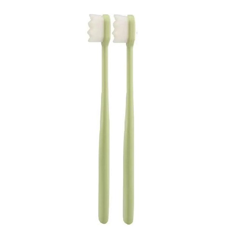 2/4/8 pz Spazzolino da Denti Spazzolino Ultra-fine Morbido Antibatterico Protegge la Salute delle Gengive Portatile da Viaggio Spazzolino da Denti Strumenti per l'Igiene Orale