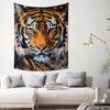 Abstract Tiger Tapestry Home Decor Mural Warm Throw Art